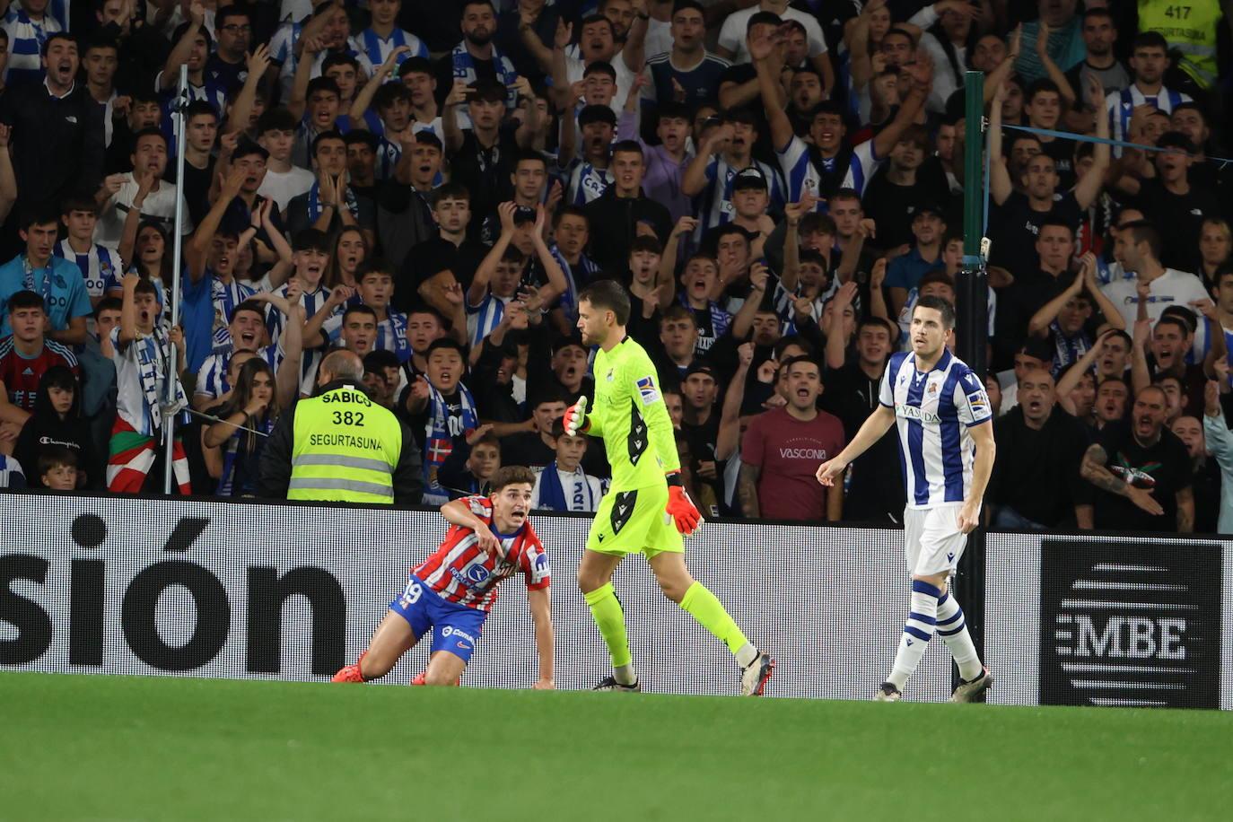 Las mejores imágenes del Real Sociedad - Atlético de Madrid