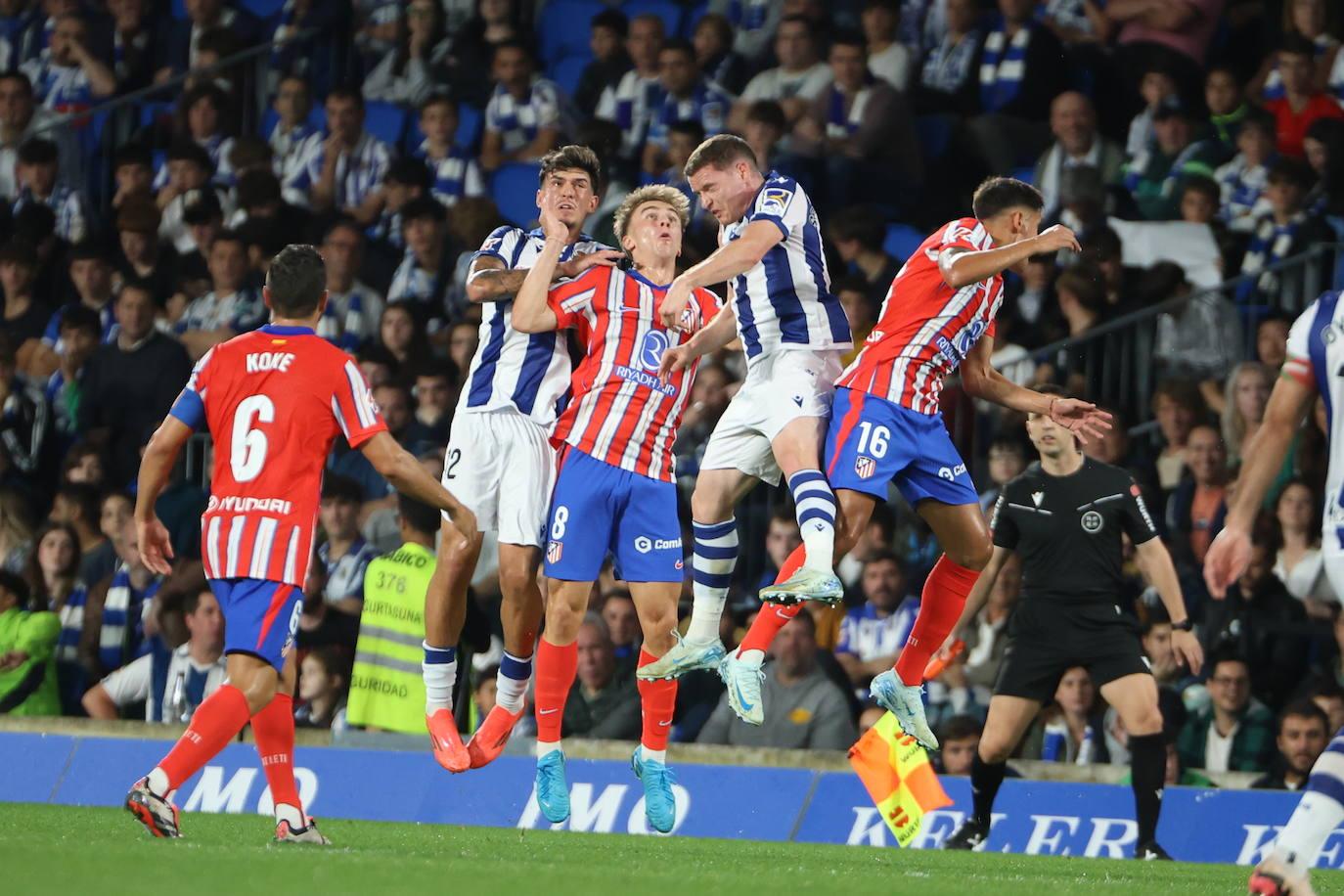 Las mejores imágenes del Real Sociedad - Atlético de Madrid