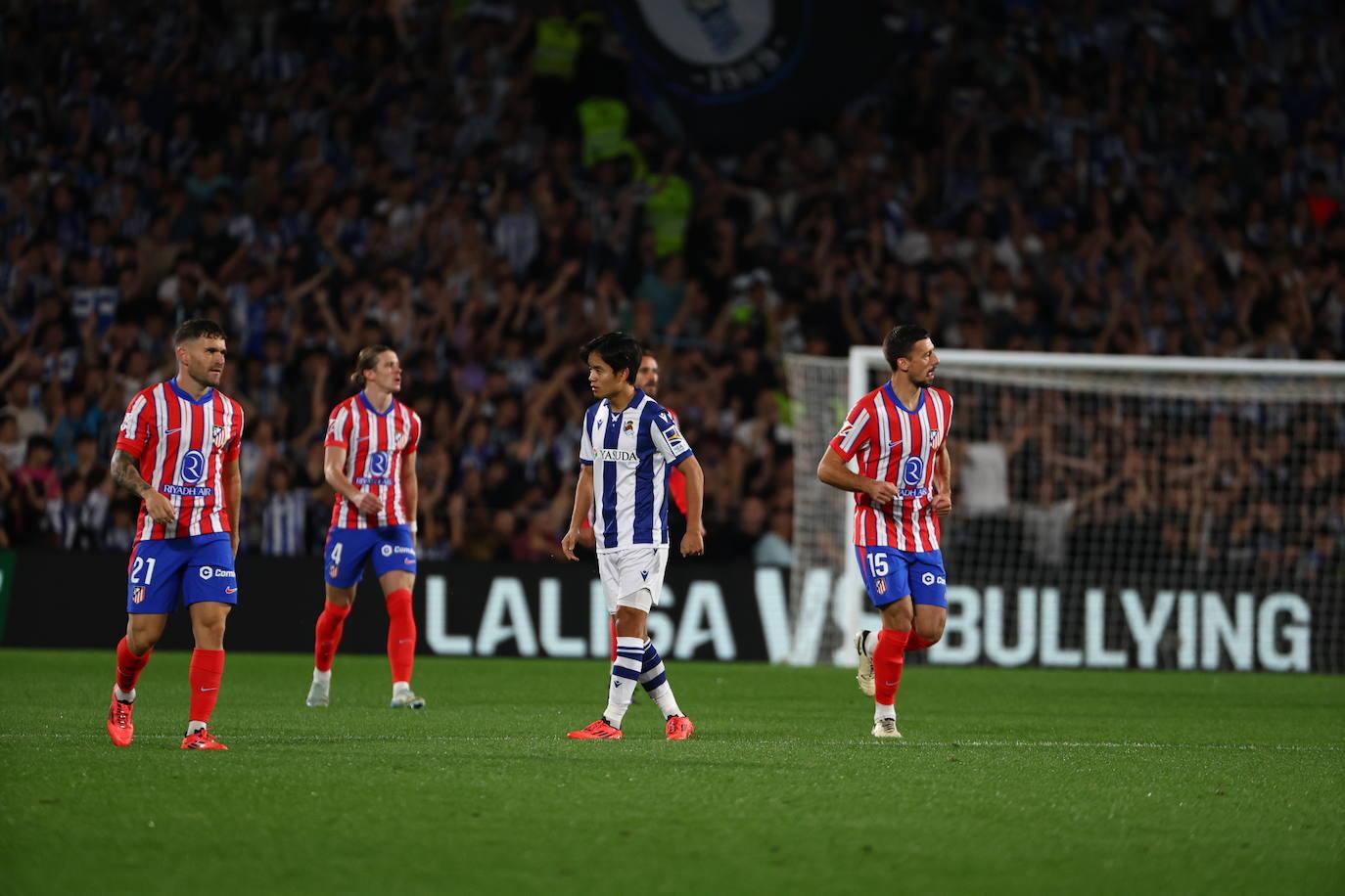 Las mejores imágenes del Real Sociedad - Atlético de Madrid