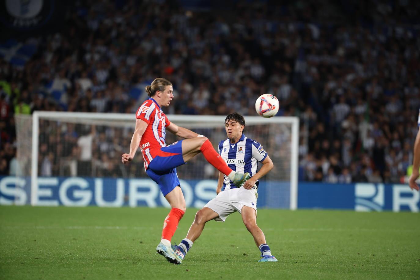 Las mejores imágenes del Real Sociedad - Atlético de Madrid