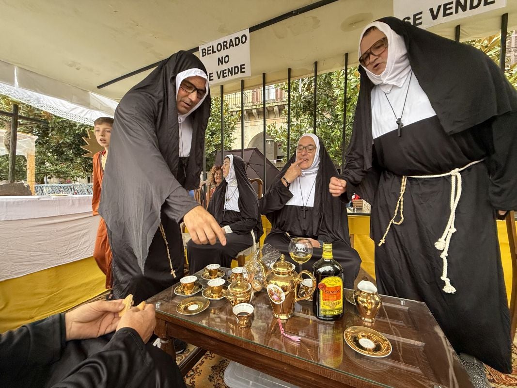 Las monjas de Belorado se escapan a la Bixamon de Rosario oñatiarra