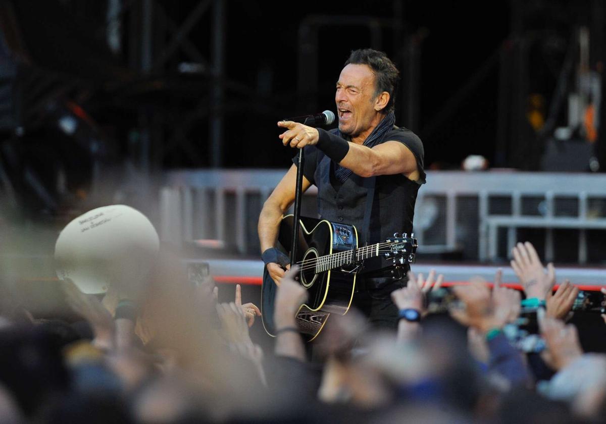 Concierto de Bruce Springsteen en Anoeta en 2016.