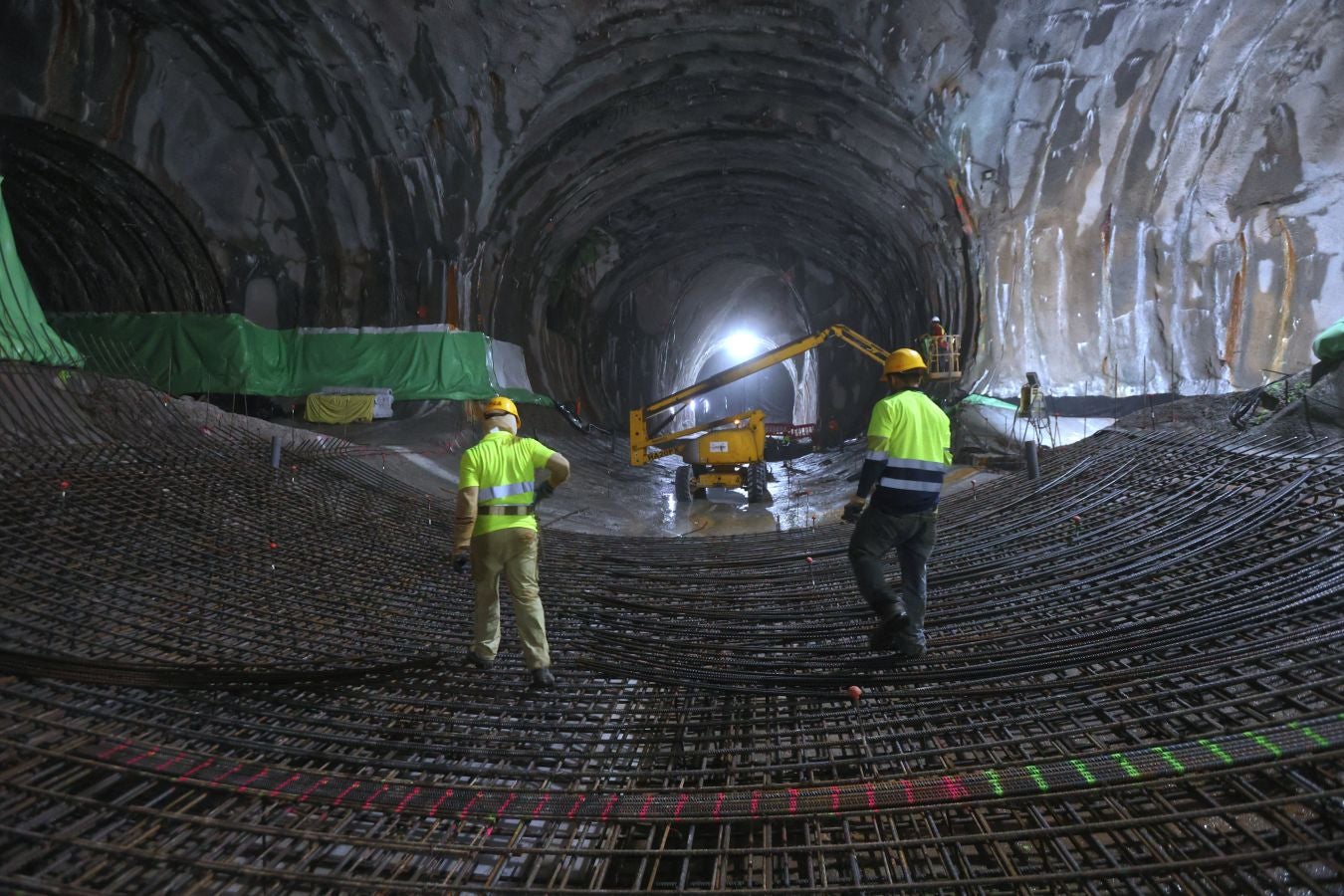 Así avanzan las obras del metro bajo San Sebastián