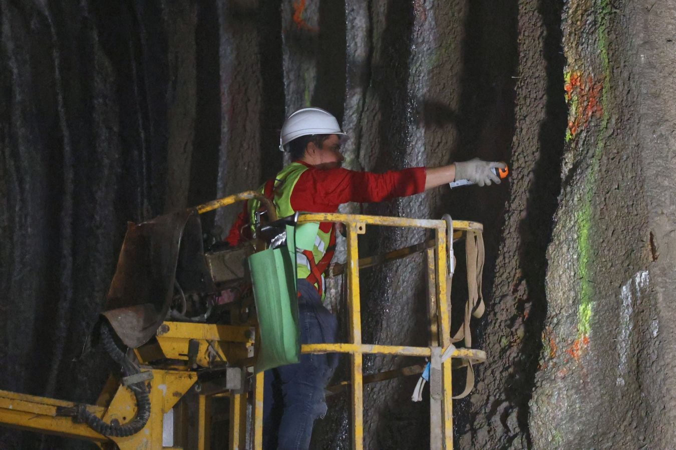 Así avanzan las obras del metro bajo San Sebastián