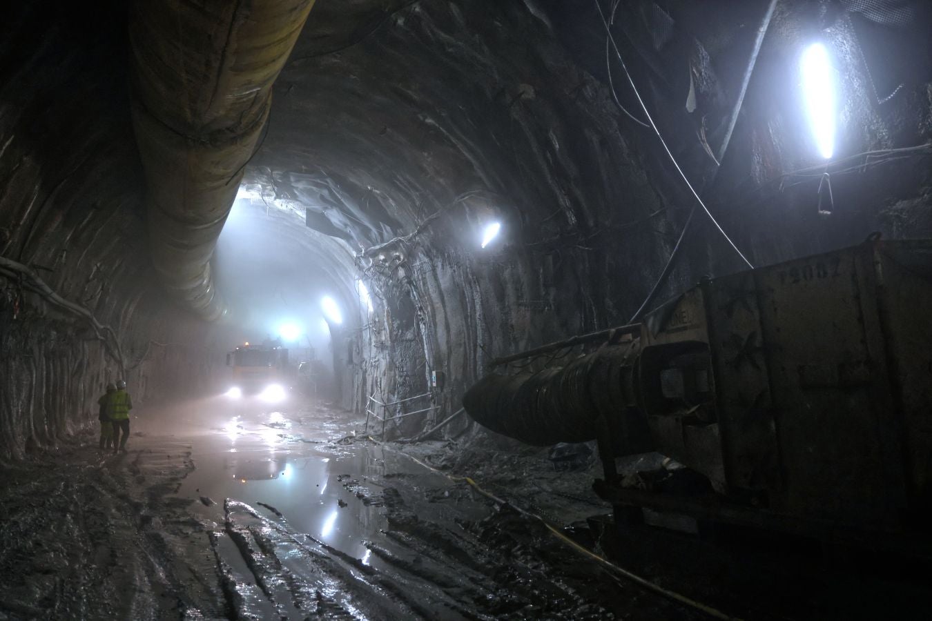 Así avanzan las obras del metro bajo San Sebastián