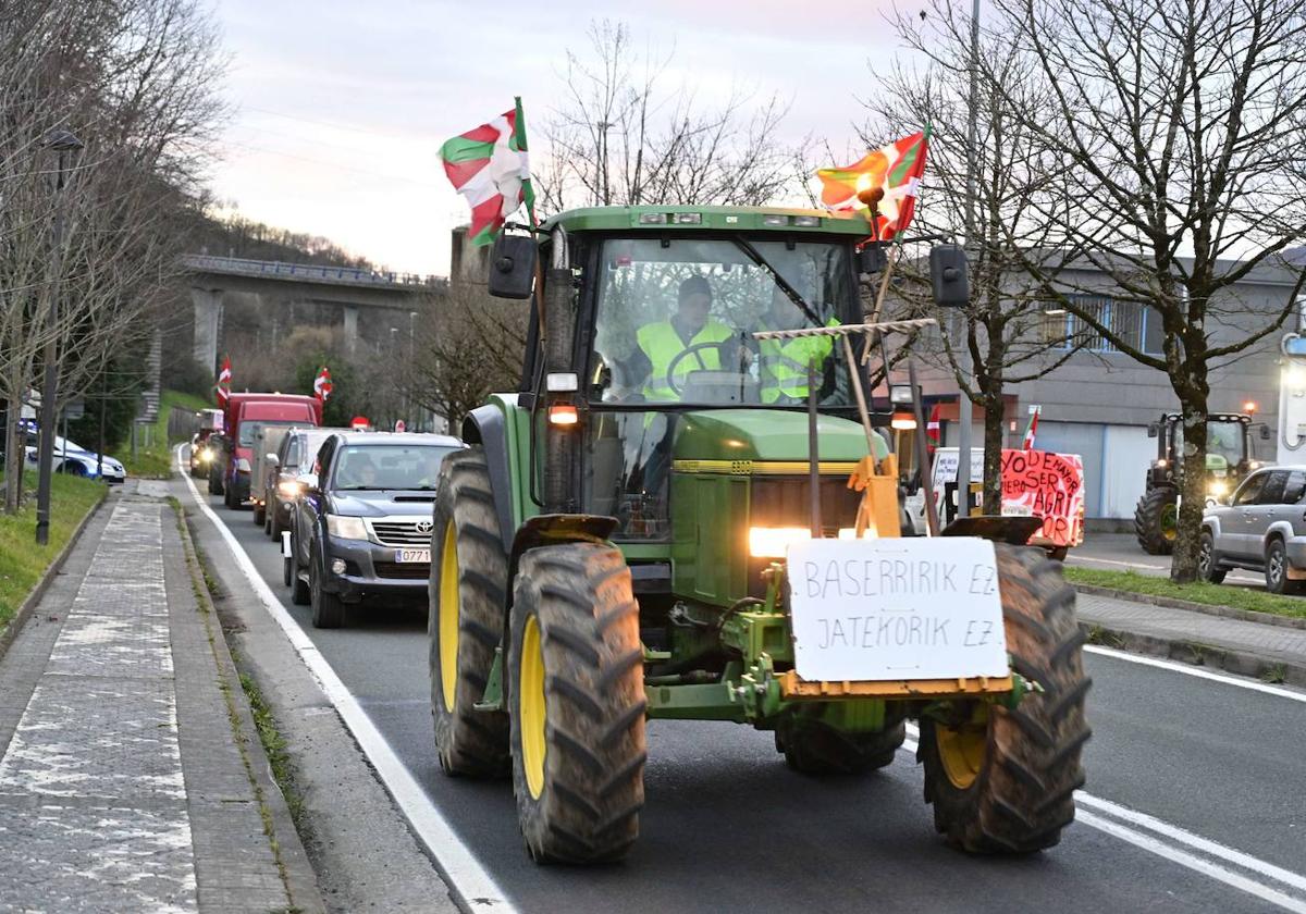 Protestas del sector agrario en febrero de este año