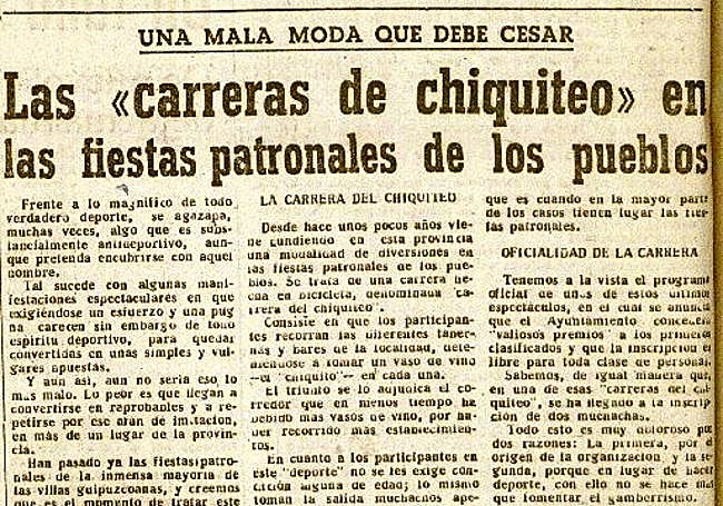 El artículo completo que apareció hace 75 años en DV.