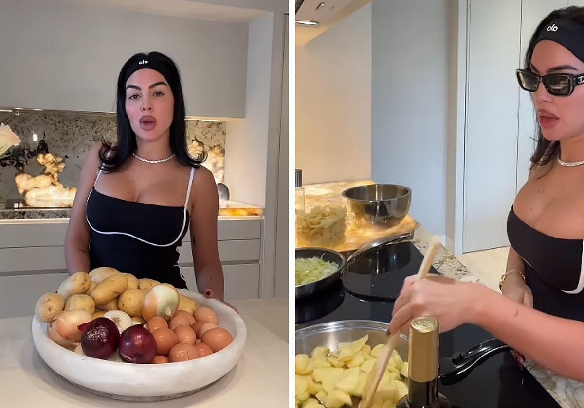 Giorgina Rodríguez ha compartido con sus seguidores su receta de tortilla de patata..