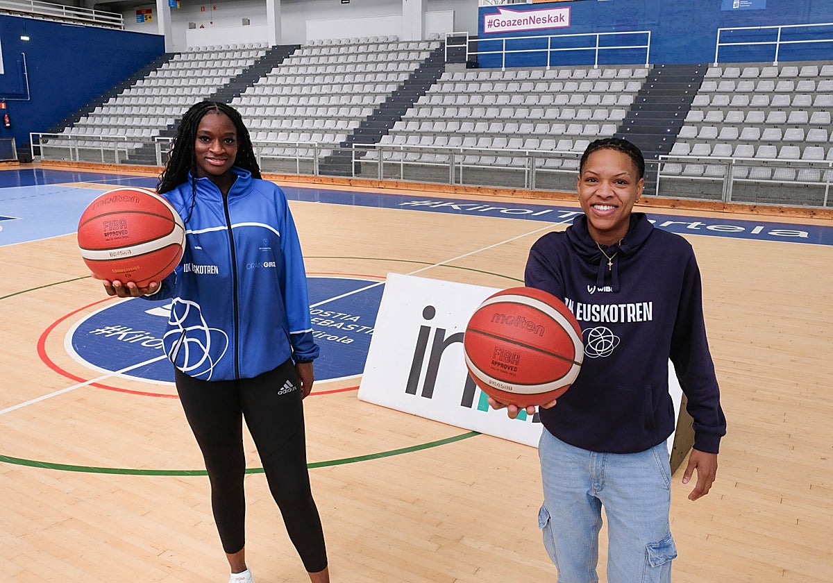 Lola Pendande y Delicia Washington, en el Gasca.