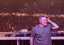 Juan Magán en su útimo concierto en Zaragoza.