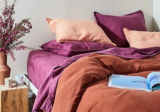 Habitación con colores otoñales