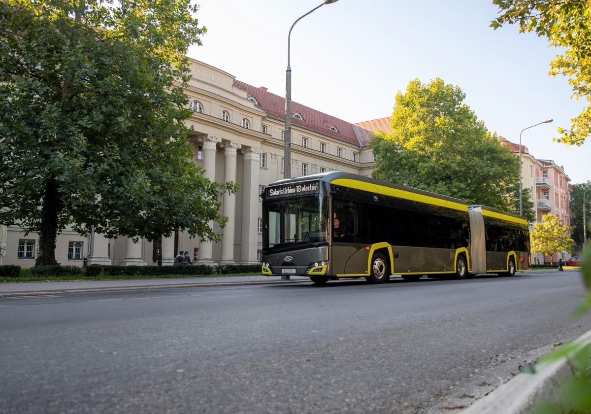 El Solaris Urbino 18 eléctrico recorrerá a partir del próximo año las calles de Países Bajos.