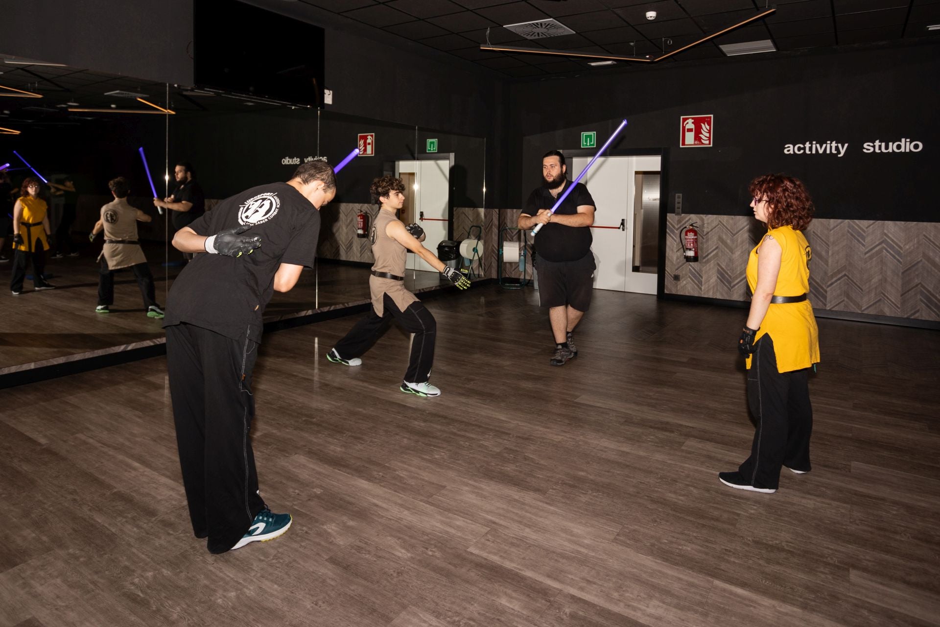 La lucha de espadas láser, en imágenes