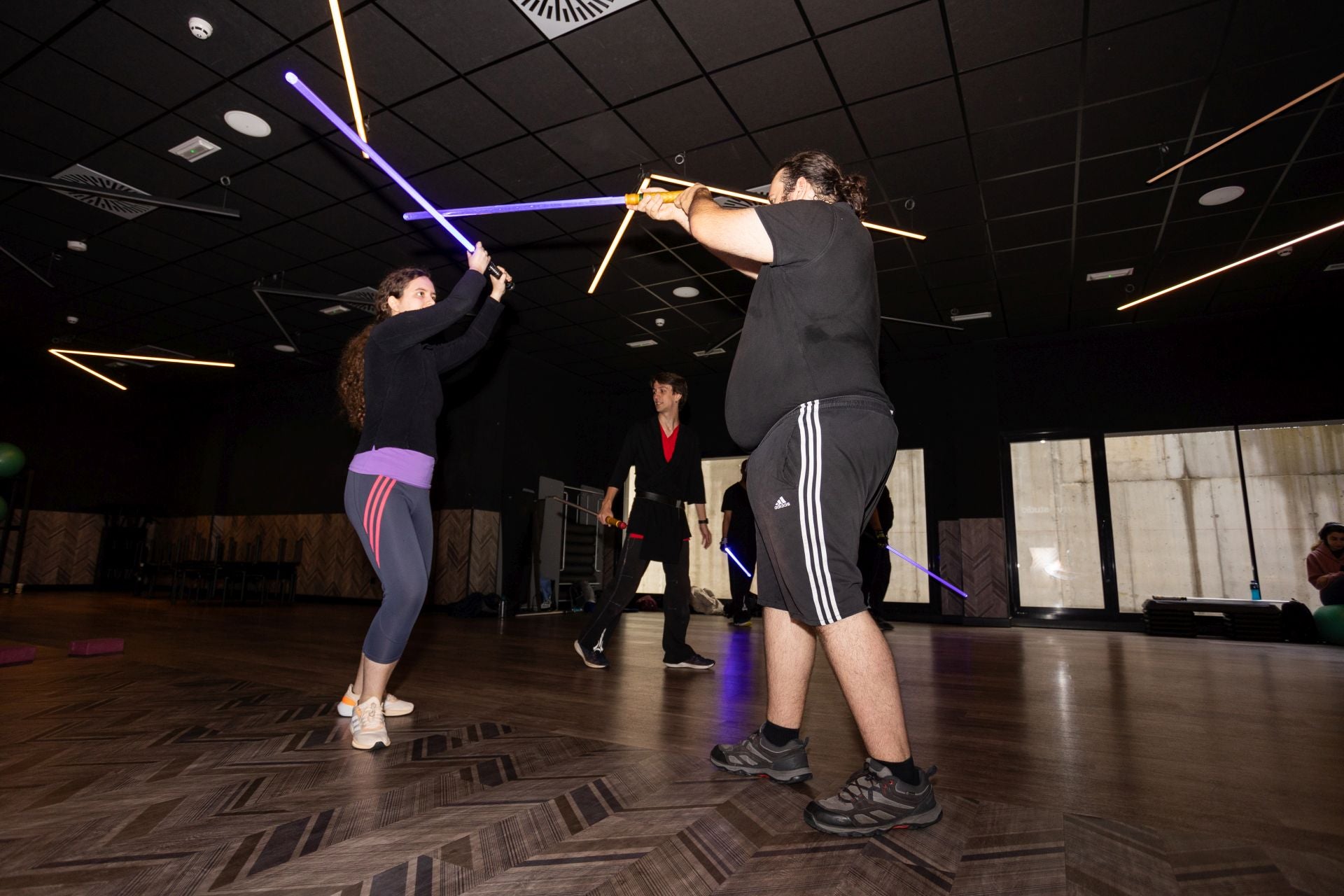 La lucha de espadas láser, en imágenes