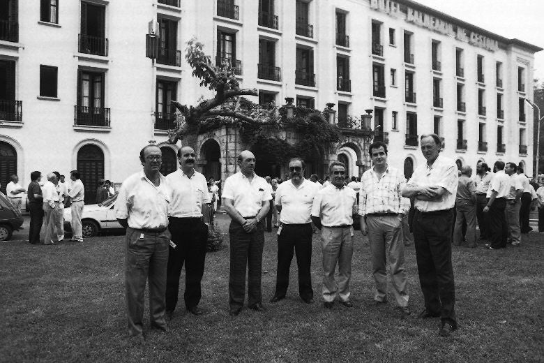 En las forales de 1987, tras la escisión, el PNV 'tocó' suelo y logró solo seis junteros en Gipuzkoa: Galdos, Elizasu, Irulegi, Esnal, Goikoetxea y Kortajarena