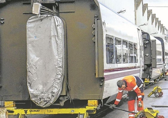 Instalaciones de la planta de Talgo en la localidad alavesa de Rivabellosa.