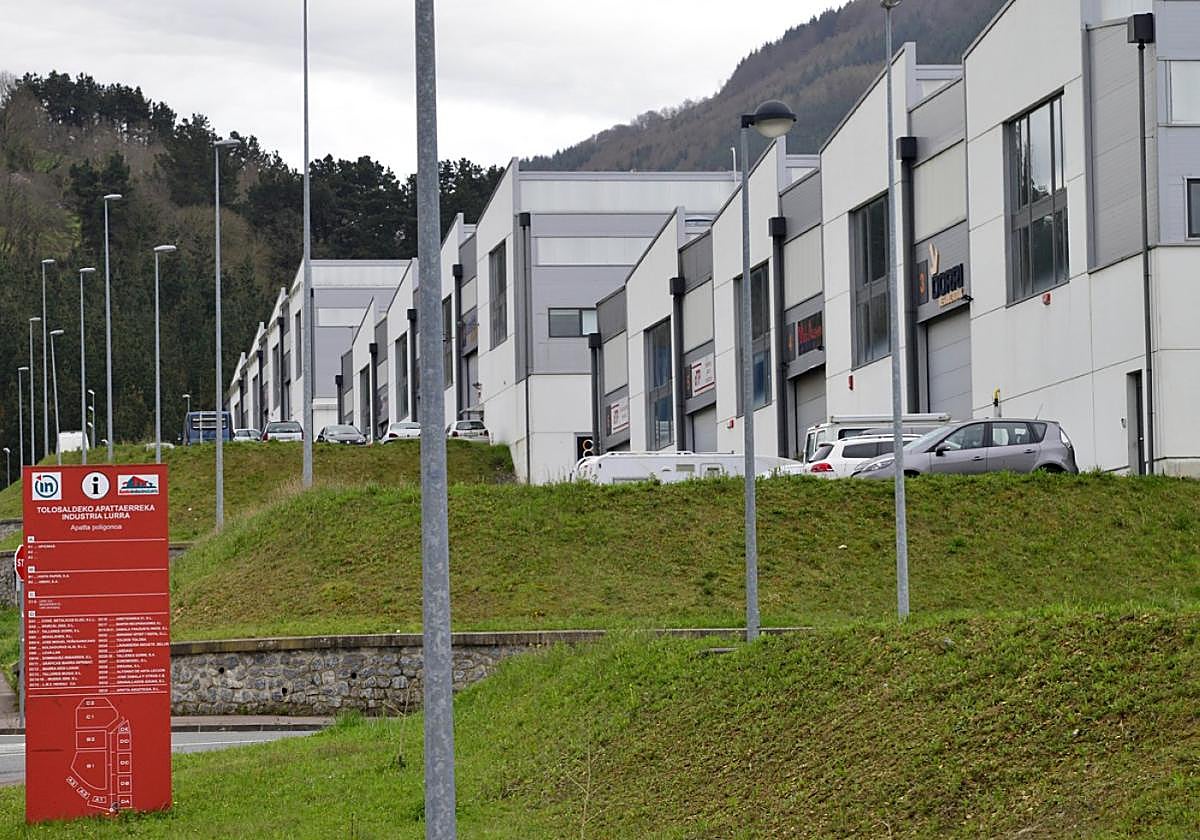 Aspecto parcial del polígono industrial de Apatta Erreka, sede de Lehiberri.