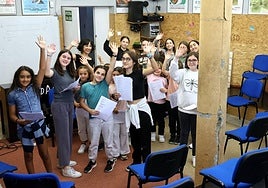 Ensayo del coro infantil Landarbaso de Errenteria donde echan de menos que no haya «renovación».