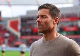 Xabi Alonso, durante un partido de la presente temporada del Bayer Leverkusen en la Bundesliga.