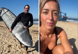 Aramendi y Amores han aprovechado el buen tiempo de estos días.