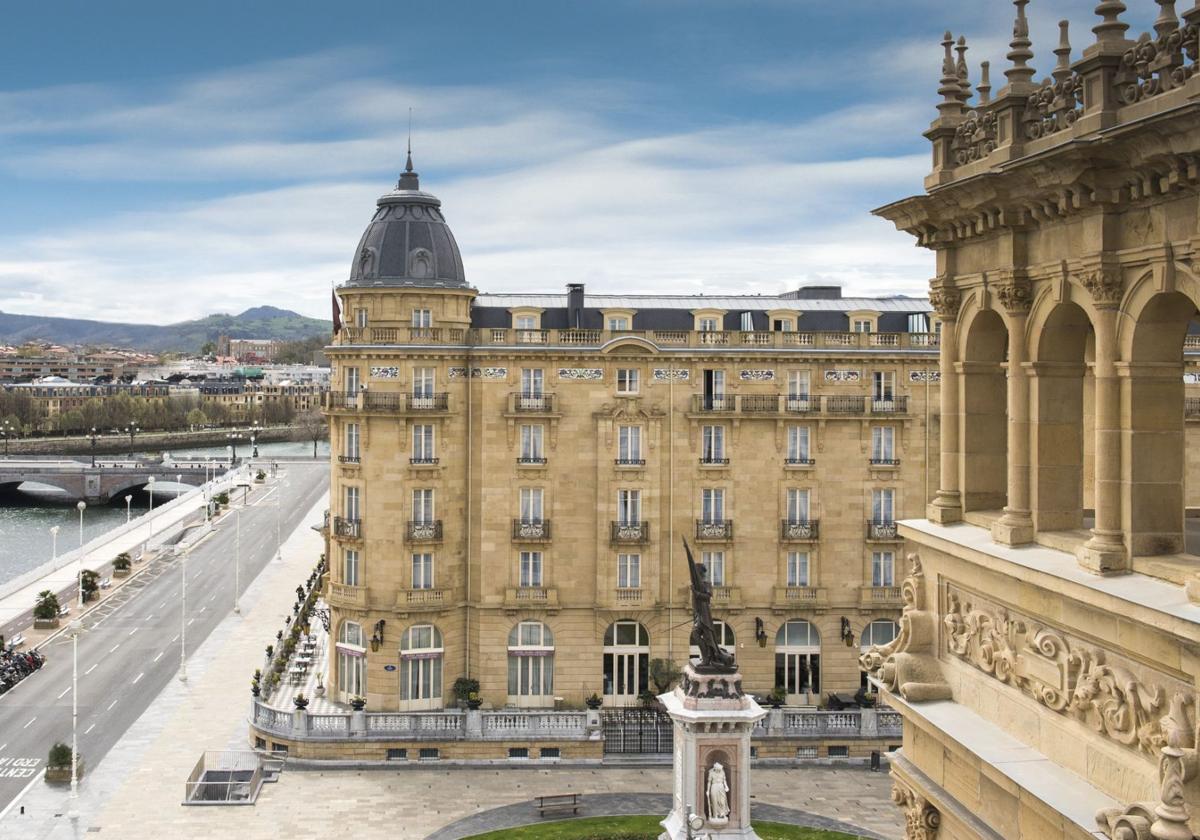 Fachada del Hotel María Cristina de San Sebastián.