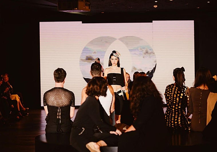 Desfiel de Kutxa Fundazioa en el Museo Balenciaga.