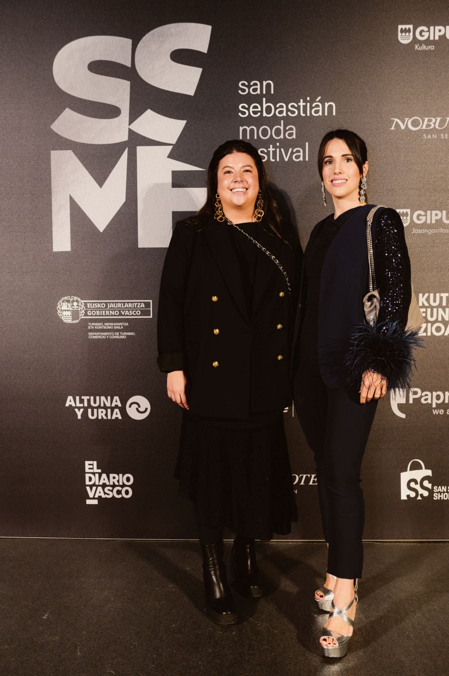 Photocall del desfile de Kutxa Fundazioa