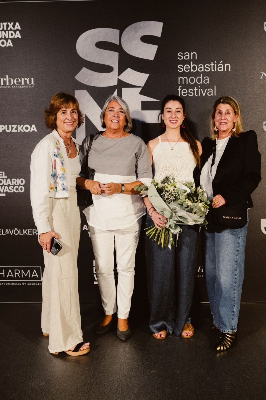 Photocall del desfile de Kutxa Fundazioa