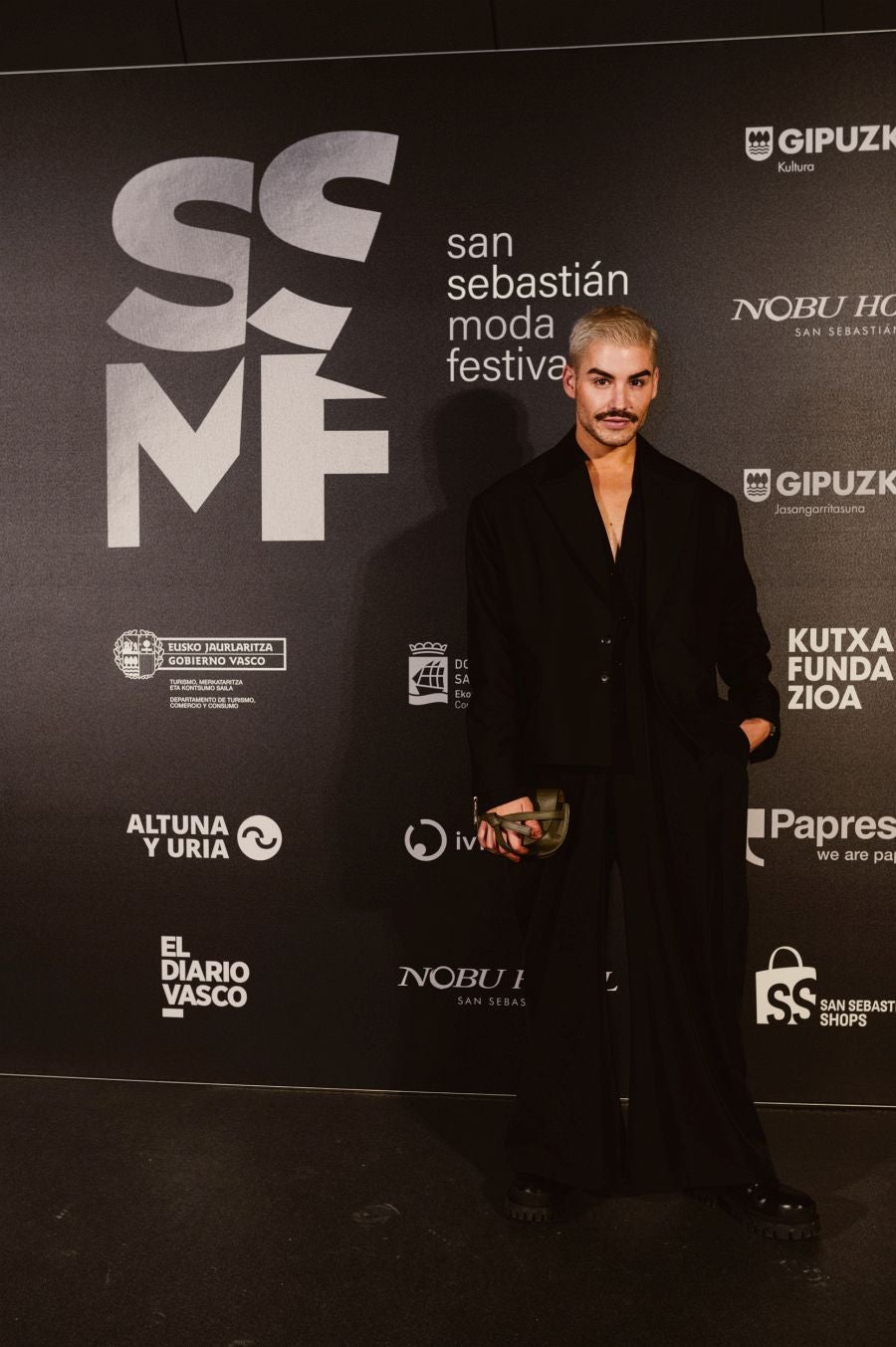 Photocall del desfile de Kutxa Fundazioa