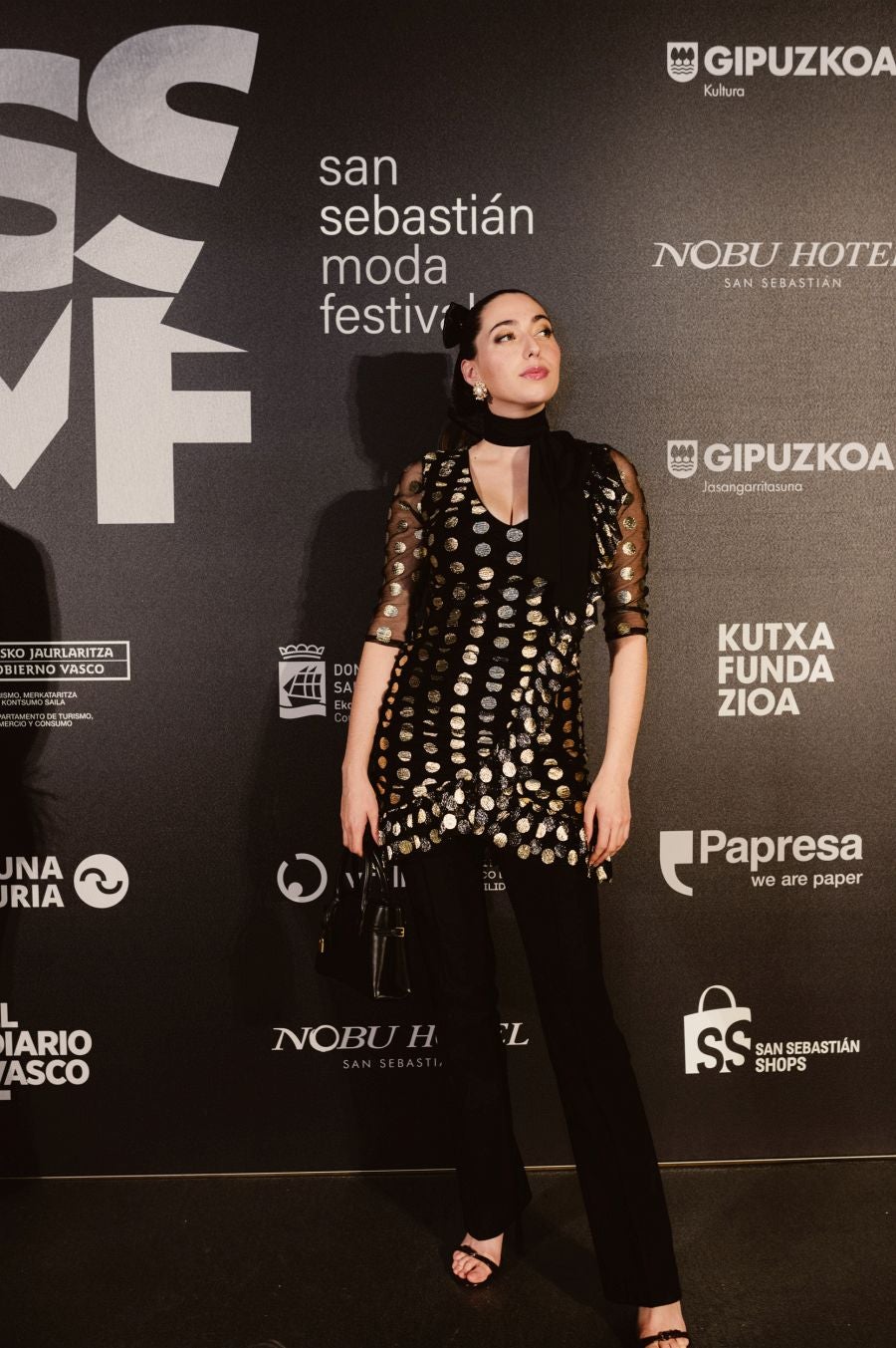 Photocall del desfile de Kutxa Fundazioa