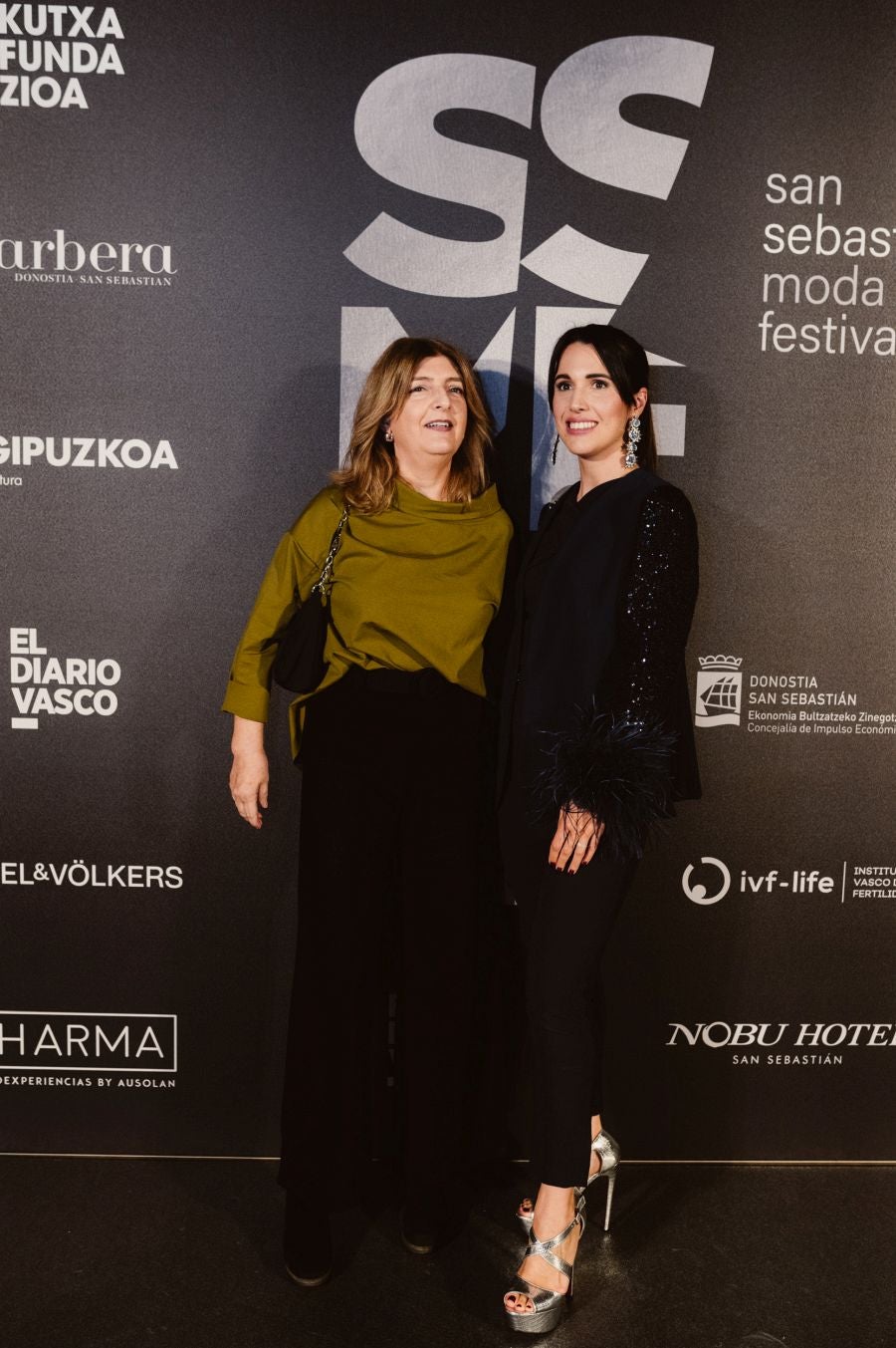 Photocall del desfile de Kutxa Fundazioa