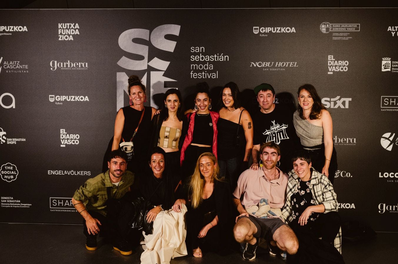 Photocall del desfile de Kutxa Fundazioa