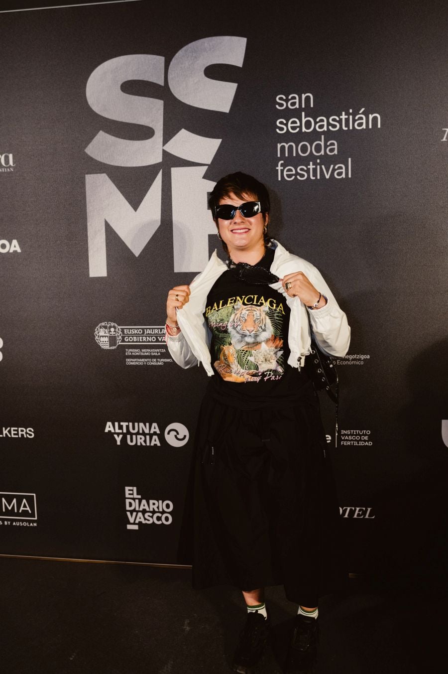 Photocall del desfile de Kutxa Fundazioa