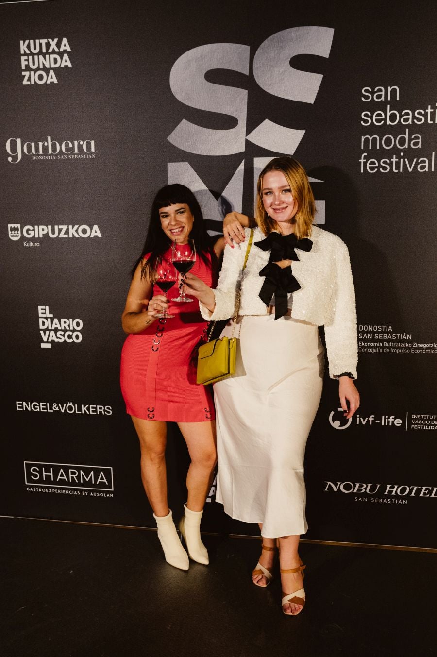 Photocall del desfile de Kutxa Fundazioa