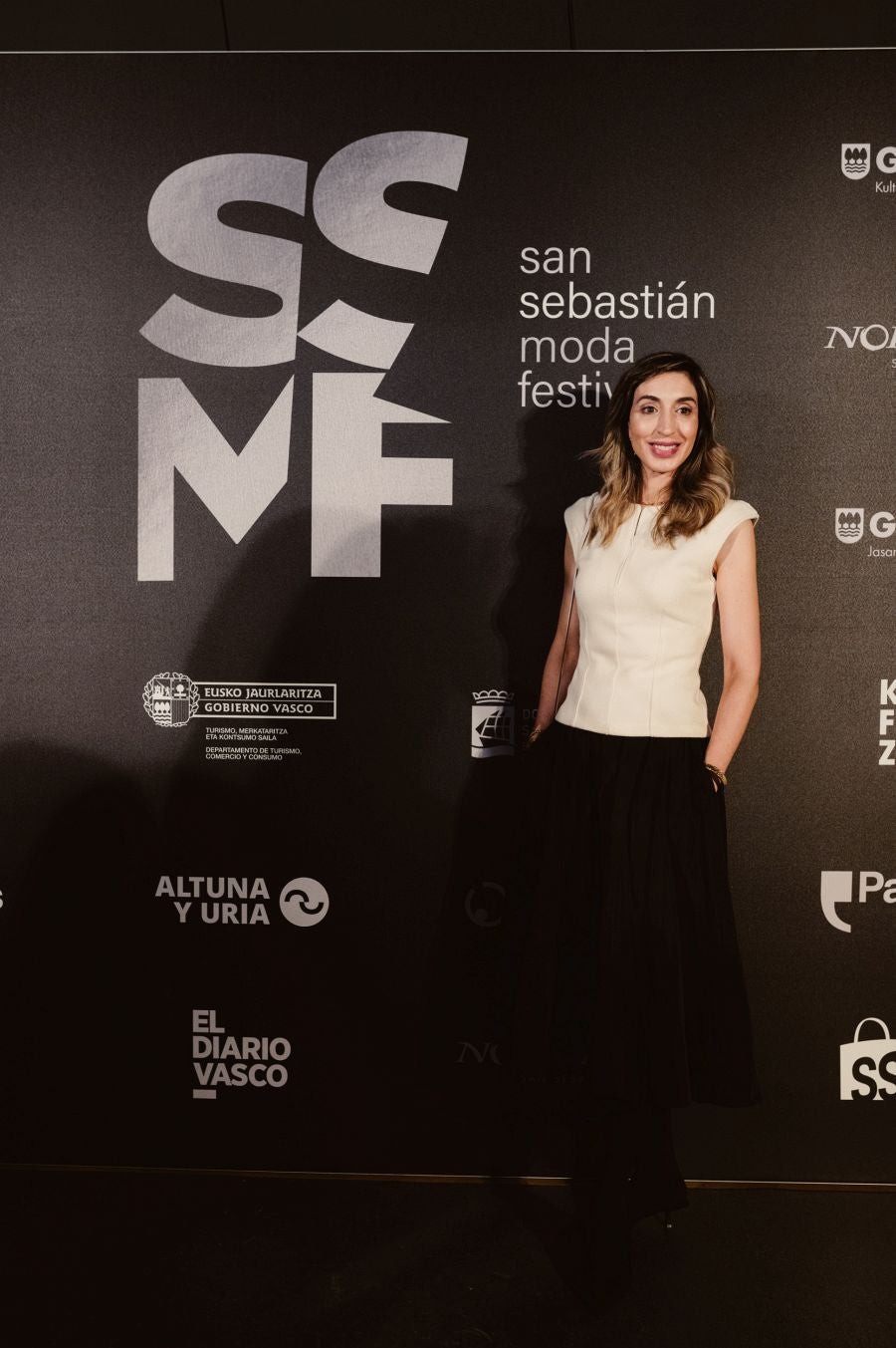 Photocall del desfile de Kutxa Fundazioa