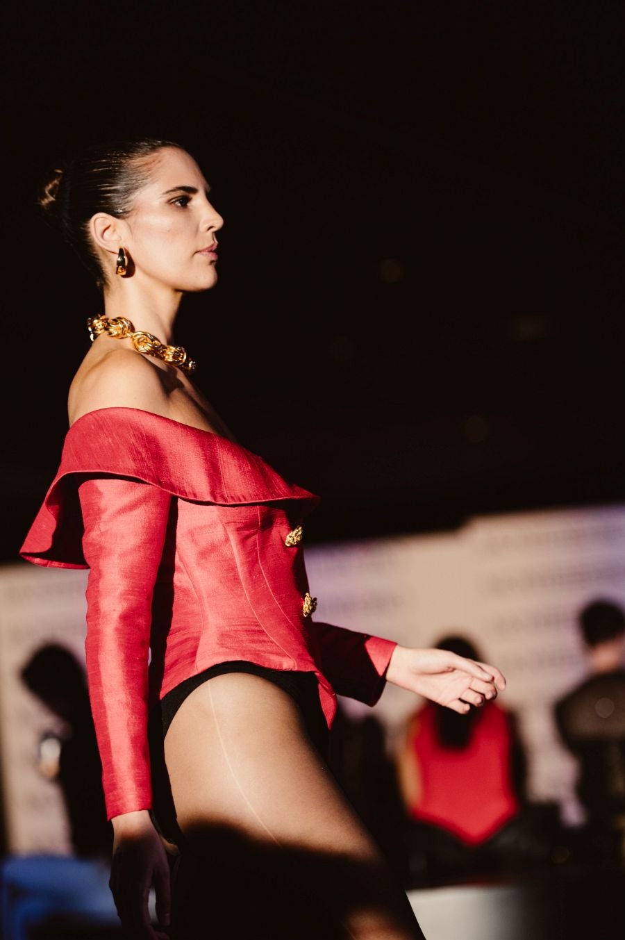 Desfile de Nicolás Montenegro en el Museo Balenciaga