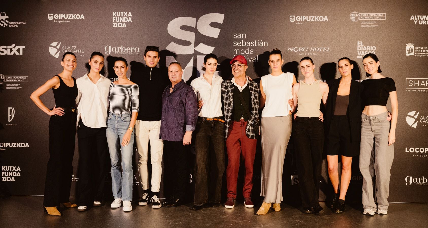 Photocall del desfile de Nicolás Montenegro