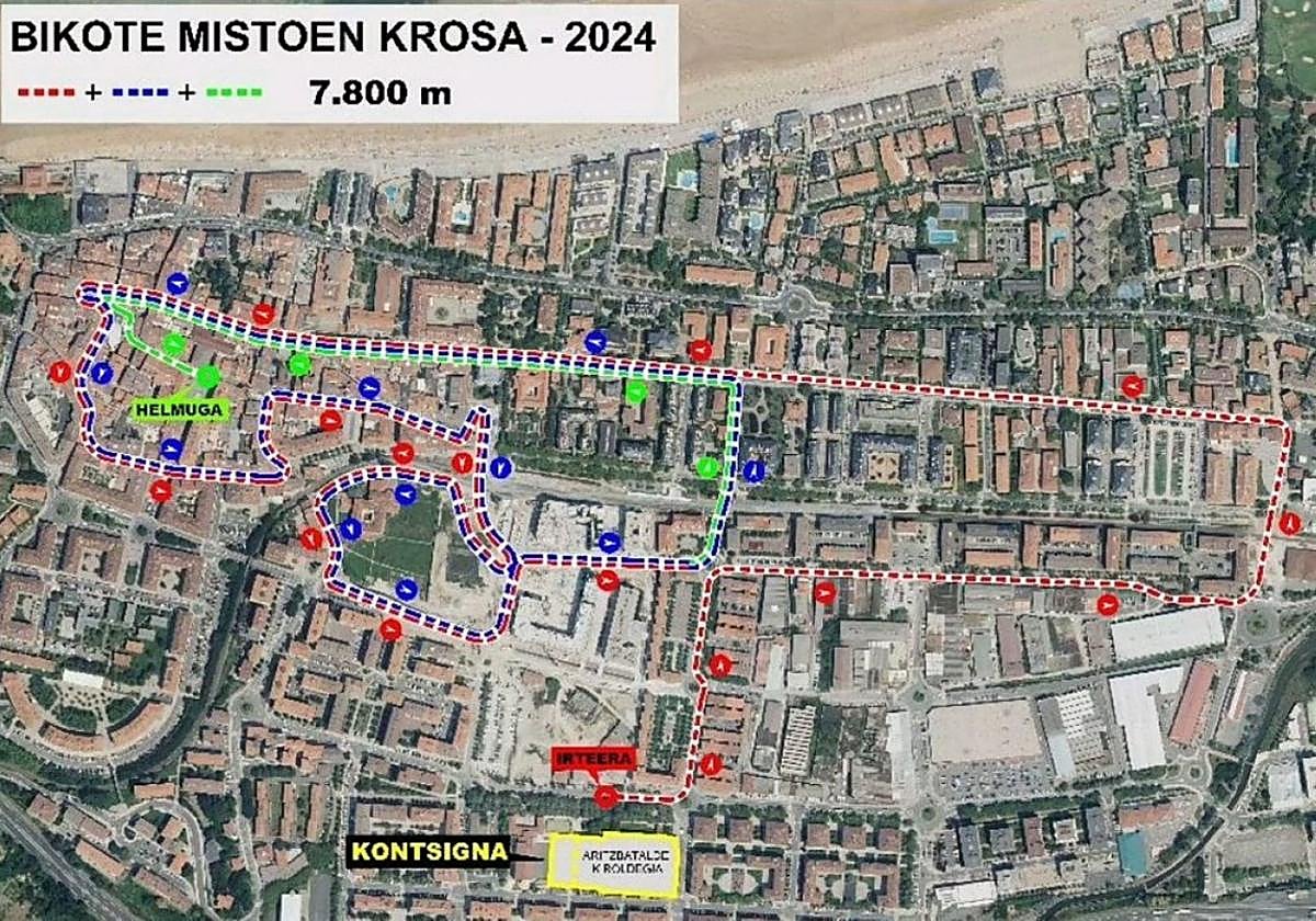 Ibilbide berriak Amalur parkea inguratuko du bi aldiz, Lege Zaharren enparantzan bukatzeko.