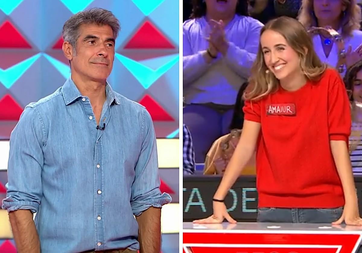 La morriña de Jorge Fernández de Euskadi con una concursante guipuzcoana en 'La ruleta de la suerte': «Qué recuerdos…»