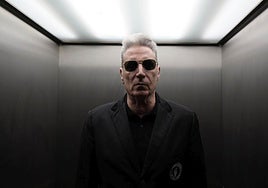 Loquillo, este martes en las instalaciones del Kursaal, donde el sábado cerrará#su gira '30 años de transgresiones'