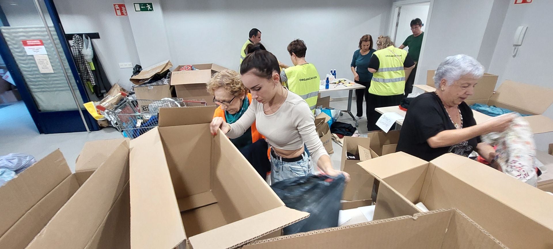 Irun se vuelca con los damnificados por la DANA