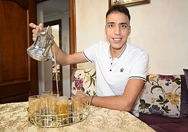 Mustapha Archoui, en su vivienda de Arrasate.