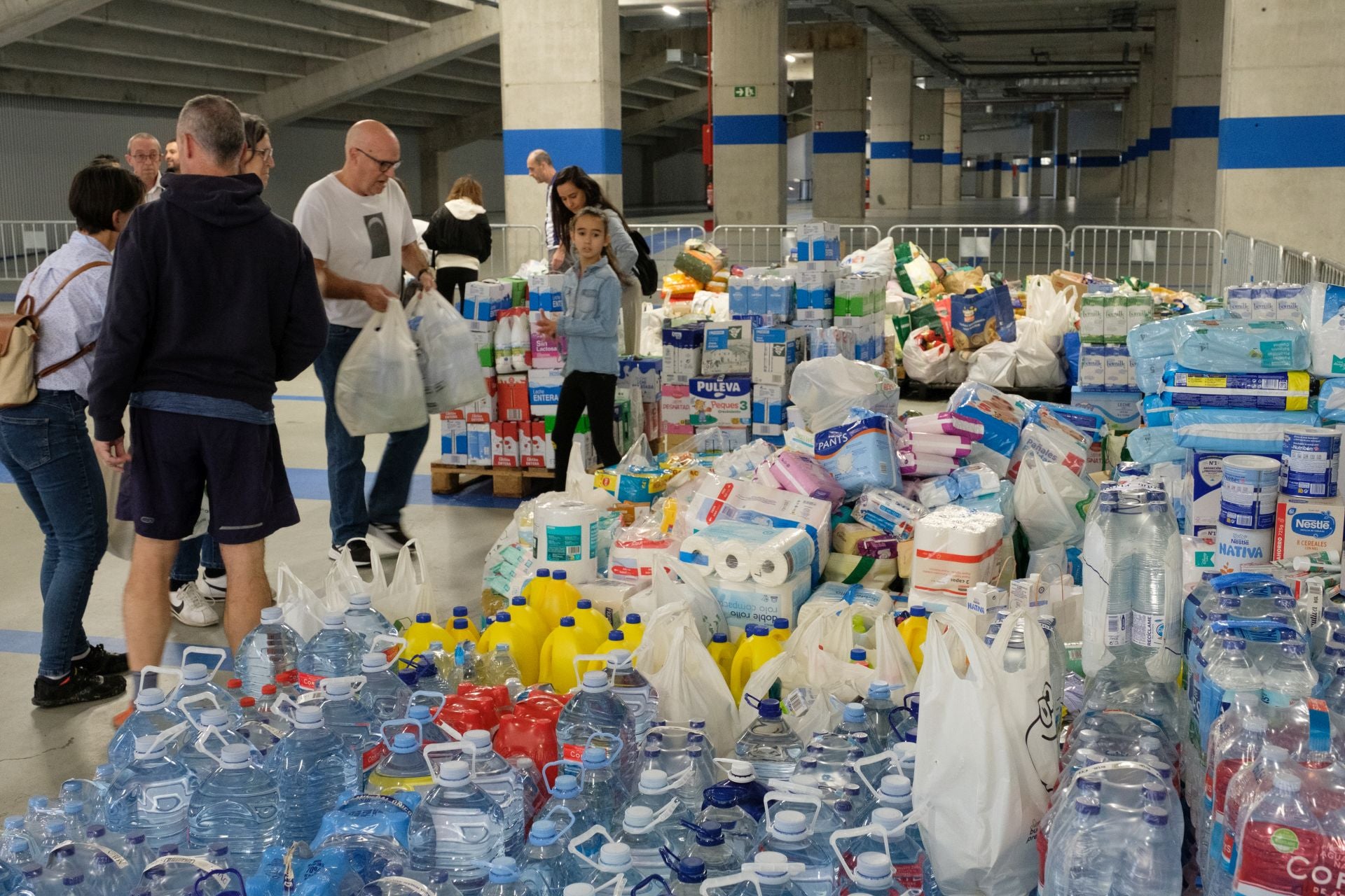 Solidaridad en el Reale Arena con los afectados por la DANA