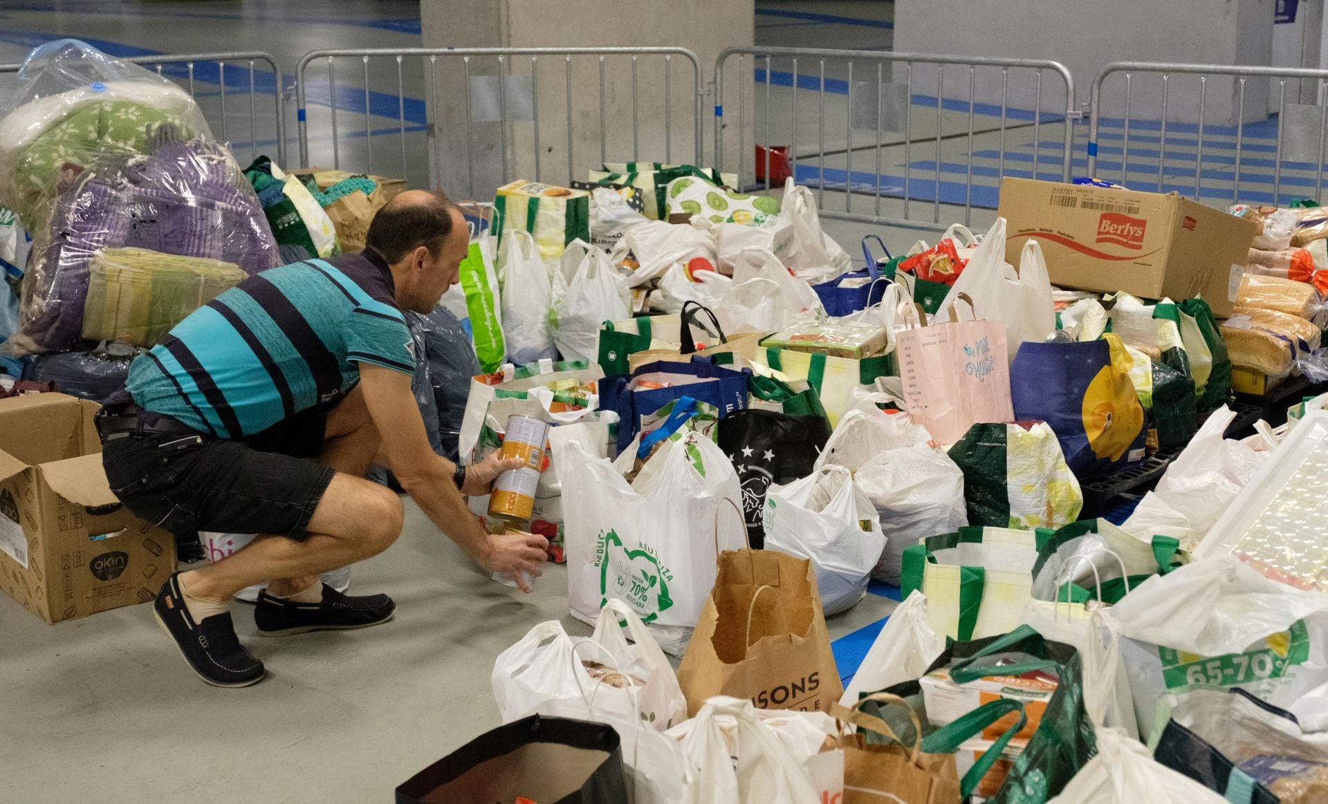 Solidaridad en el Reale Arena con los afectados por la DANA