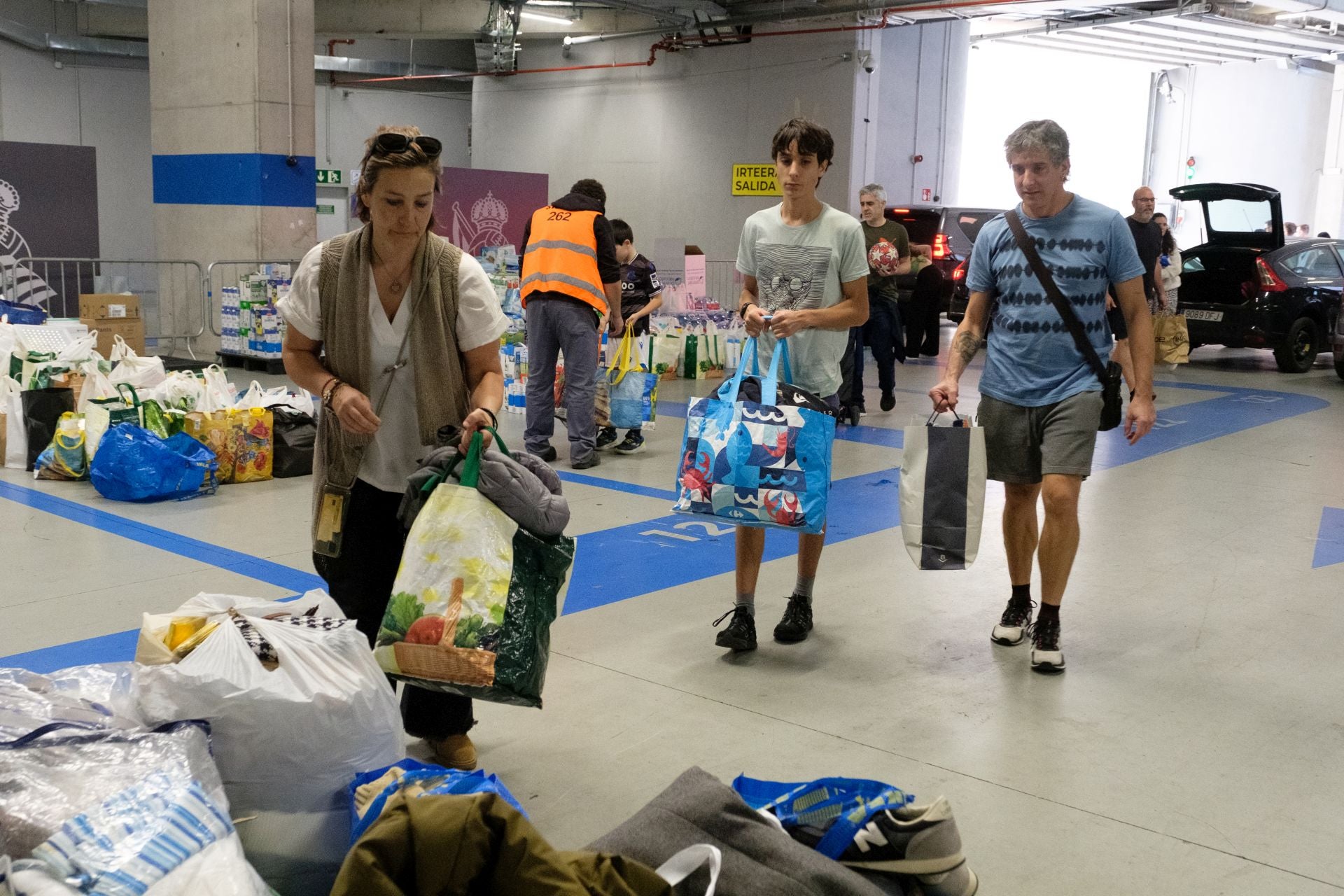 Solidaridad en el Reale Arena con los afectados por la DANA