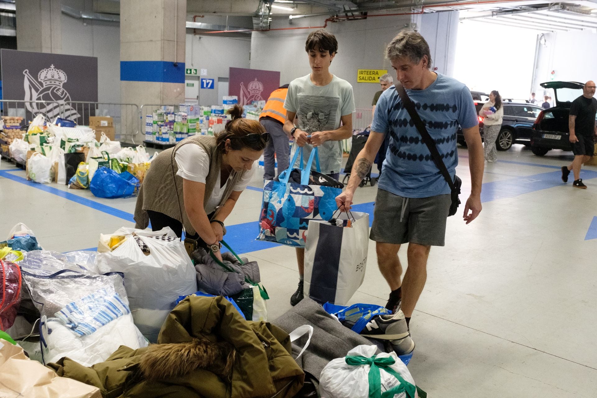 Solidaridad en el Reale Arena con los afectados por la DANA