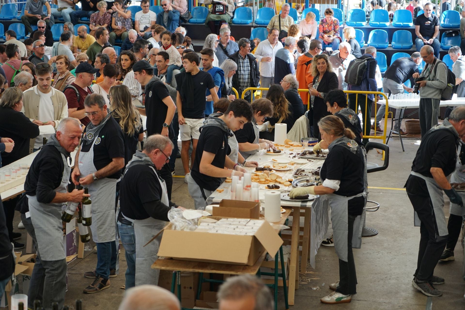 Sabor, tradición y amantes de la morcilla se reunen en Beasain