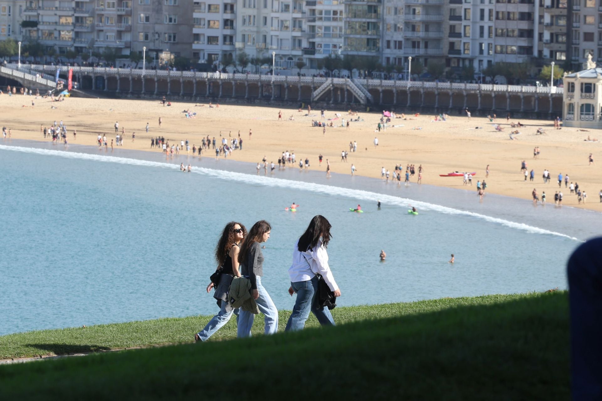 Fin de semana de semana casi veraniego en Donostia