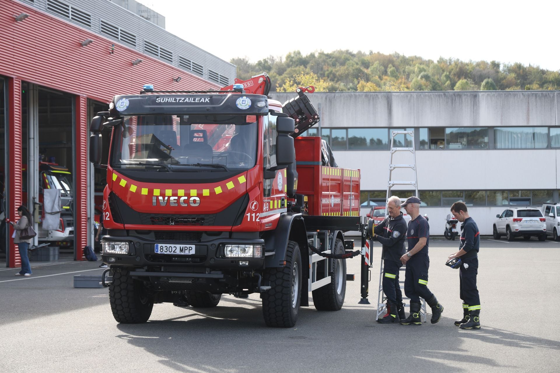 Bomberos de Donostia parten hacia Valencia para ayudar a los afectados por la DANA