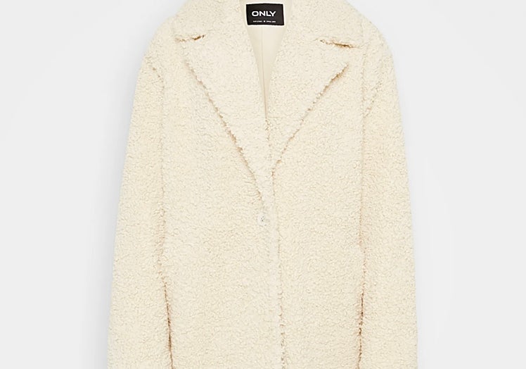 Abrigo de pelo crudo de Only
